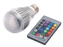 RGB 9W High Power Warm White LED Light Bulb